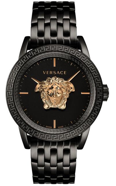Versace VERD00518 Palazzo Empire Black Ion-Plated Stainless Steel Replica watch